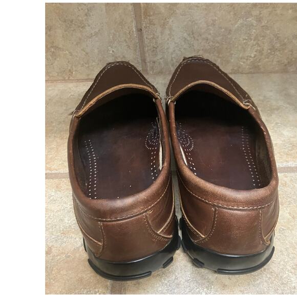 Allen Edmonds Men's 10 D Brown Mocassin Loafers Slip On Leather Driving Casual - Picture 4 of 11